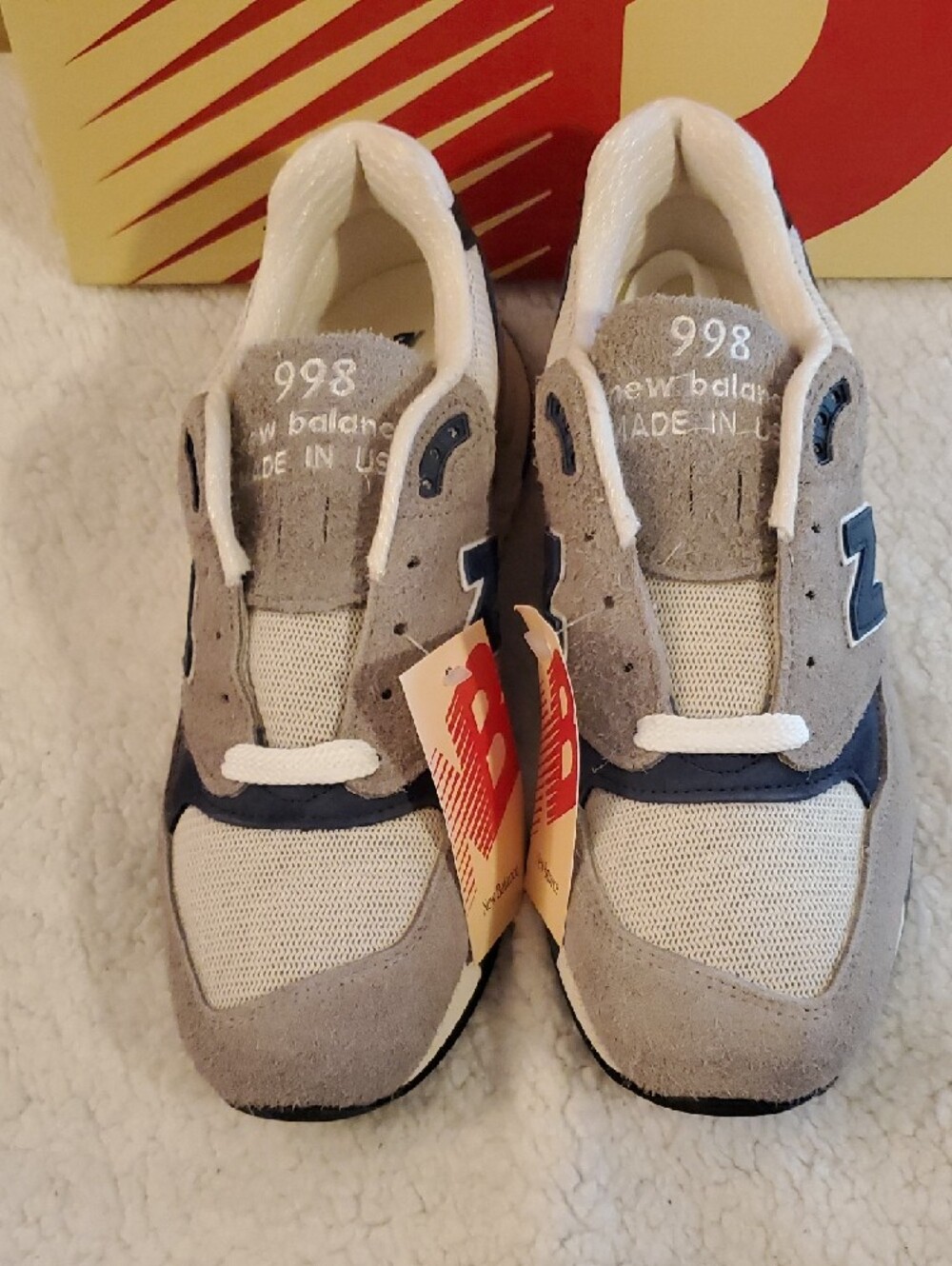 NWB/NWT-New Balance MEN'S 2023 Grey Day 998-SZ 10.5-Marblehead w/Vintage Indigo - Picture 2 of 10